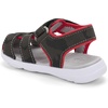 image:imageSee Kai Run Cyrus Flexirun  Sporty Fisherman ClosedToe Sandal for BoysGrayRed