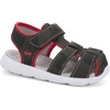 image:imageSee Kai Run Cyrus Flexirun  Sporty Fisherman ClosedToe Sandal for BoysGrayRed