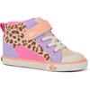 image:imageSee Kai Run Dayton  Casual High Top Sneakers for Little KidsOatmealLeopard