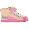 image:imageSee Kai Run Dayton  Casual High Top Sneakers for Little KidsOatmealPink