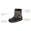 image:imageSee Kai Run Gilman  Waterproof amp Insulated Snow Boot for KidsBrownBlack