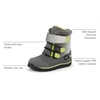 image:imageSee Kai Run Gilman  Waterproof amp Insulated Snow Boot for KidsGrayGradient