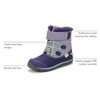 image:imageSee Kai Run Gilman  Waterproof amp Insulated Snow Boot for KidsPurple