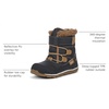 image:imageSee Kai Run Gilman  Waterproof amp Insulated Snow Boot for KidsRaven Black