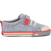image:imageSee Kai Run Stevie II  Durable Sneaker for Little KidsGray JerseyRed