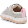 image:imageSee Kai Run Stevie Mini  Baby Sneaker with Traction for First WalkersGray Herringbone