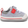 image:imageSee Kai Run Stevie Mini  Baby Sneaker with Traction for First WalkersGray JerseyRed