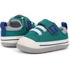 image:imageSee Kai Run Stevie Mini  Baby Sneaker with Traction for First WalkersJungle Green