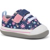 image:imageSee Kai Run Stevie Mini  Baby Sneaker with Traction for First WalkersNavy DenimStars