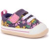image:imageSee Kai Run Stevie Mini  Baby Sneaker with Traction for First WalkersPurple Floral