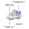 image:imageSee Kai Run Stevie Mini  Baby Sneaker with Traction for First WalkersPurple Metallic