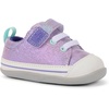 image:imageSee Kai Run Stevie Mini  Baby Sneaker with Traction for First WalkersPurple Metallic
