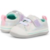 image:imageSee Kai Run Stevie Mini  Baby Sneaker with Traction for First WalkersSilver Metallic