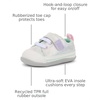 image:imageSee Kai Run Stevie Mini  Baby Sneaker with Traction for First WalkersSilver Metallic