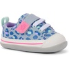 image:imageSee Kai Run Stevie Mini  Baby Sneaker with Traction for First WalkersSky BlueLeopard