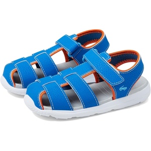 image:imageSee Kai Run Cyrus Flexirun  Sporty Fisherman ClosedToe Sandal for BoysBlueOrange