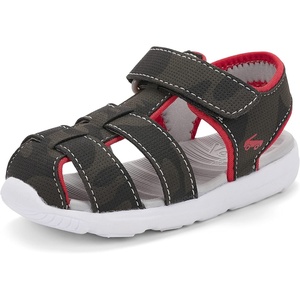 image:imageSee Kai Run Cyrus Flexirun  Sporty Fisherman ClosedToe Sandal for BoysGrayRed