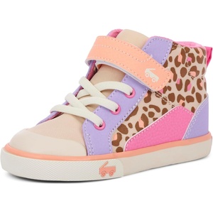 image:imageSee Kai Run Dayton  Casual High Top Sneakers for Little KidsOatmealLeopard