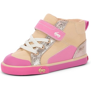 image:imageSee Kai Run Dayton  Casual High Top Sneakers for Little KidsOatmealPink