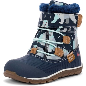 image:imageSee Kai Run Gilman  Waterproof amp Insulated Snow Boot for KidsNavyPolar Bear
