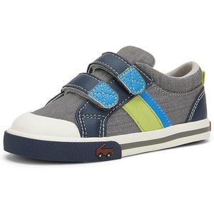 image:imageSee Kai Run Russell  Double Strap Sneaker for KidsGrayBlue