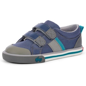 image:imageSee Kai Run Russell  Double Strap Sneaker for KidsNavyTeal