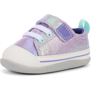 image:imageSee Kai Run Stevie Mini  Baby Sneaker with Traction for First WalkersPurple Metallic