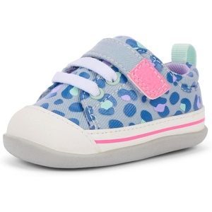 image:imageSee Kai Run Stevie Mini  Baby Sneaker with Traction for First WalkersSky BlueLeopard