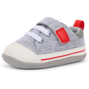image:imageSee Kai Run Stevie Mini InfantToddlerGray JerseyRed