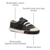 image:imageSee Kai Run Lucci  All Adventure Sneakers for BoysBlack LeatherGray