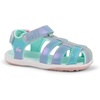 image:imageSee Kai Run Paley II  Lightweight amp Breathable Sandals for Little KidsSilver Rainbow