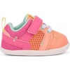 image:imageSee Kai Run Viento Mini  Athletic Sneaker with Traction for First WalkersPeachHot Pink