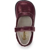 image:imageSee Kai Run Jane II Shoes for Kids  Ideal for Toddlers and Little Kids  Leather Upper  Hook and Loop StrapBurgundy Metallic