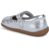 image:imageSee Kai Run Jane II Shoes for Kids  Ideal for Toddlers and Little Kids  Leather Upper  Hook and Loop StrapSilver