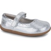 image:imageSee Kai Run Jane II Shoes for Kids  Ideal for Toddlers and Little Kids  Leather Upper  Hook and Loop StrapSilver
